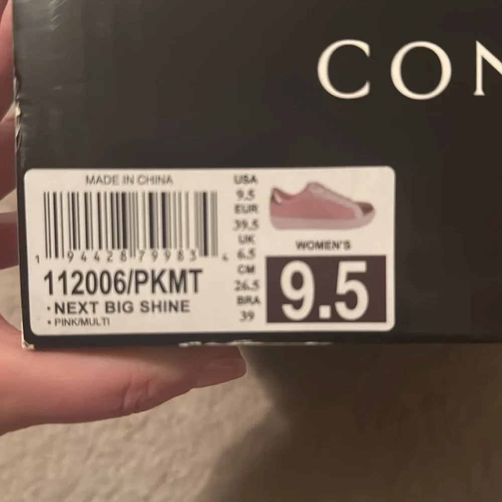 Gold and Pink Sketcher Sneakers - Picture 4 of 5